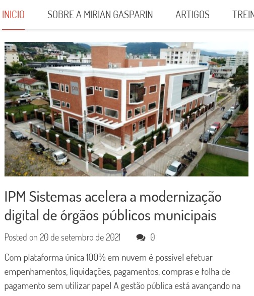 Modernização das Prefeituras paranaenses IPM Sistemas