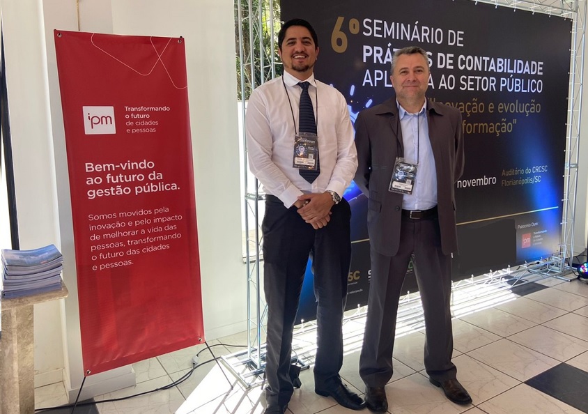 Luiz Sousa e Leandro Silva no evento CRC 2022