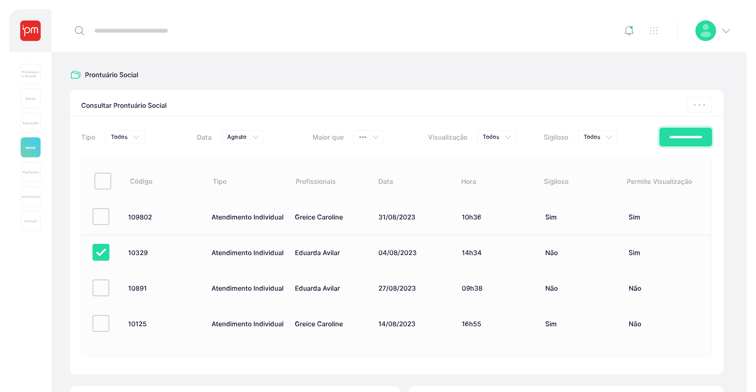 O IPM Social é muito mais do que um software para Prefeituras e Assistência Social, com atendimento e implantação consultivos e eficientes. Sistema de gestão para Assistência Social 100% em nuvem para gestão pública.