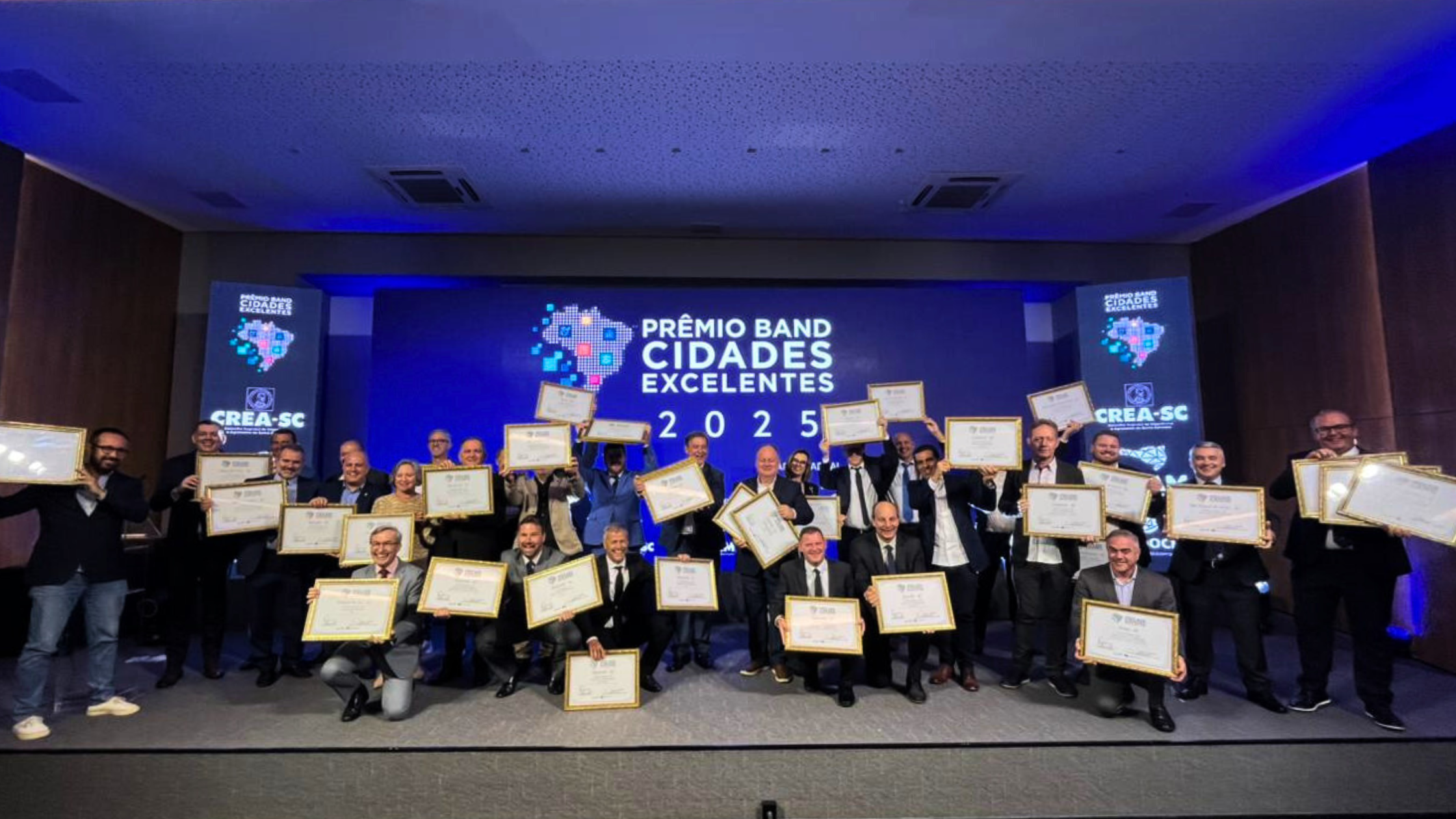 Prêmio Band Cidades Excelentes 2025 premia clientes IPM